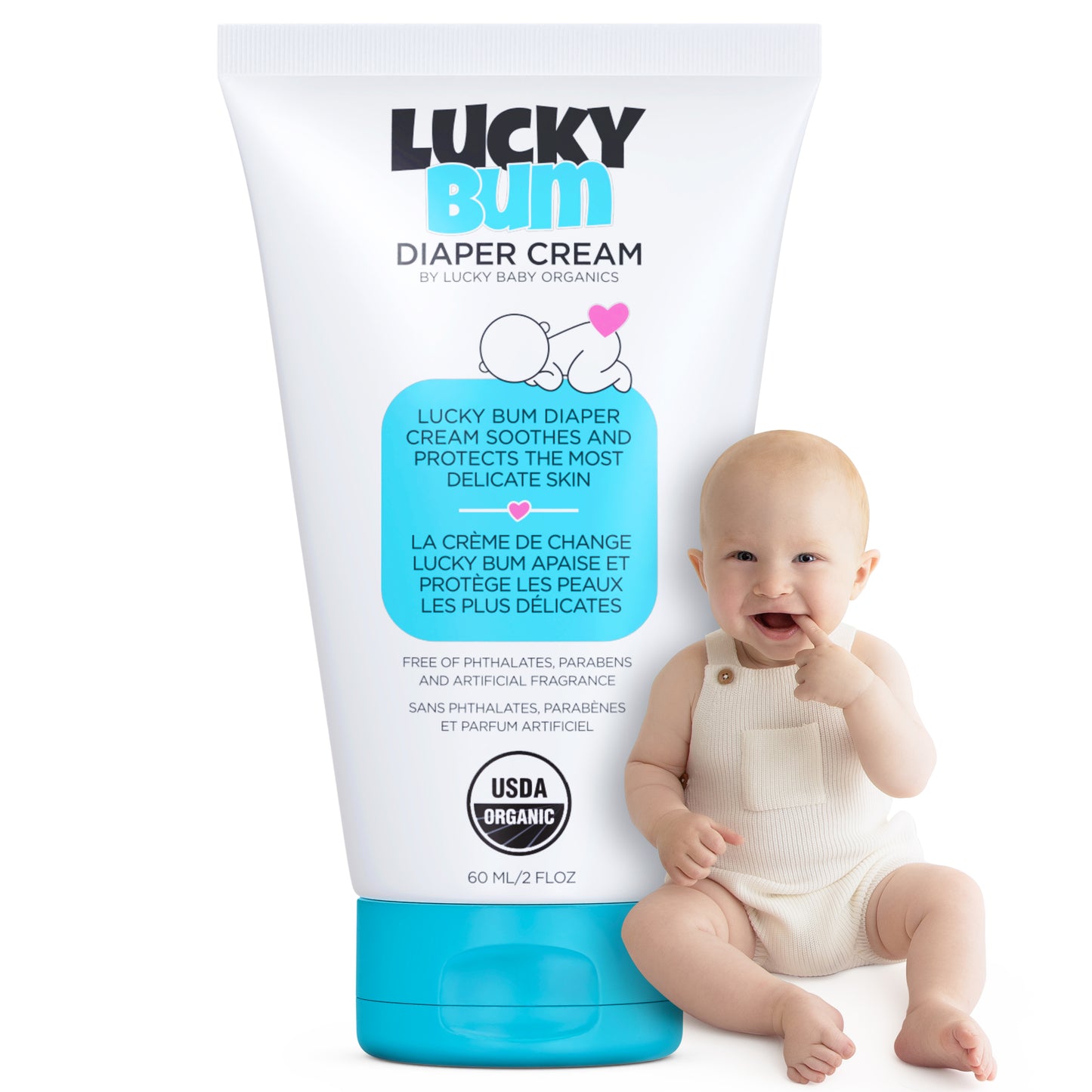 Lucky Bum Organic Diaper Cream